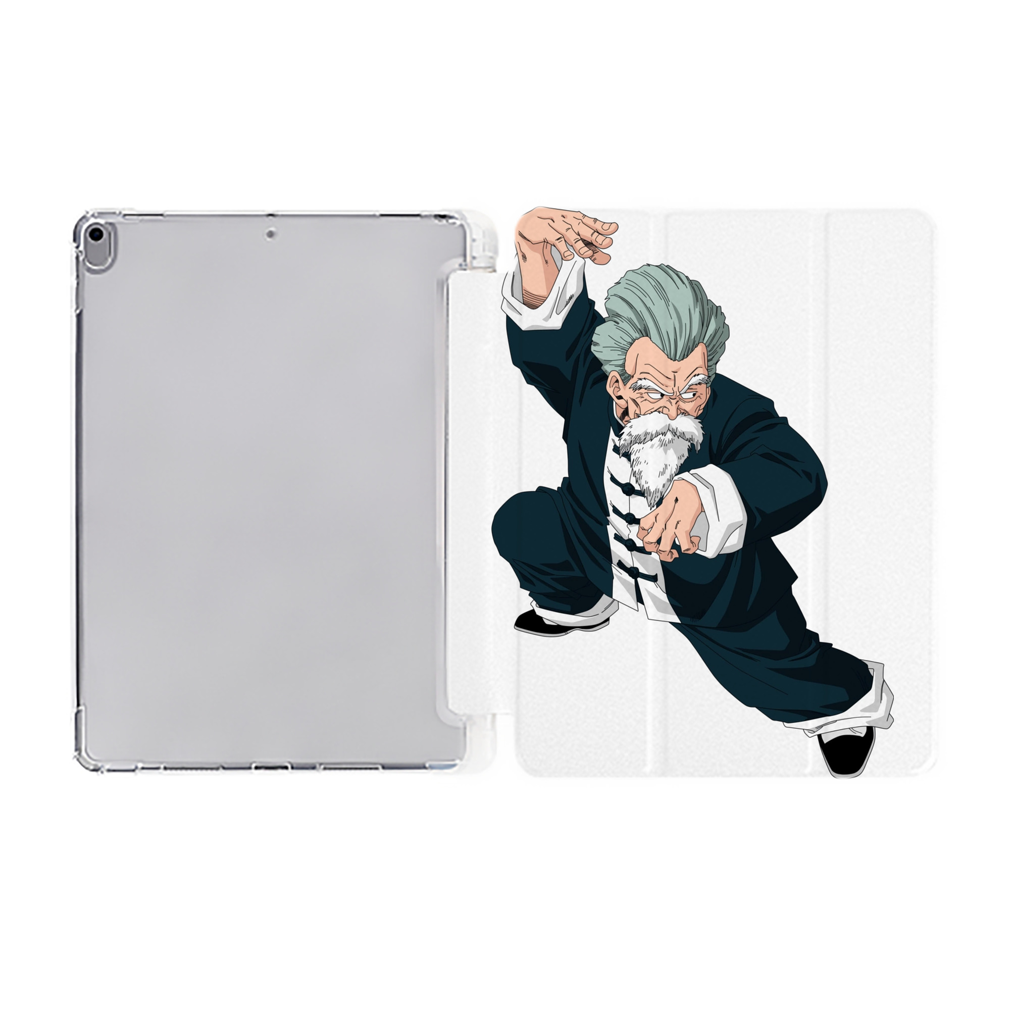 （画像用） ドラゴンボール DRAGON BALL IPad ケース ペン収納付き 三つ折りスタンド PUレザー×シリコン 対応機種9.5/10.5/10.9インチ